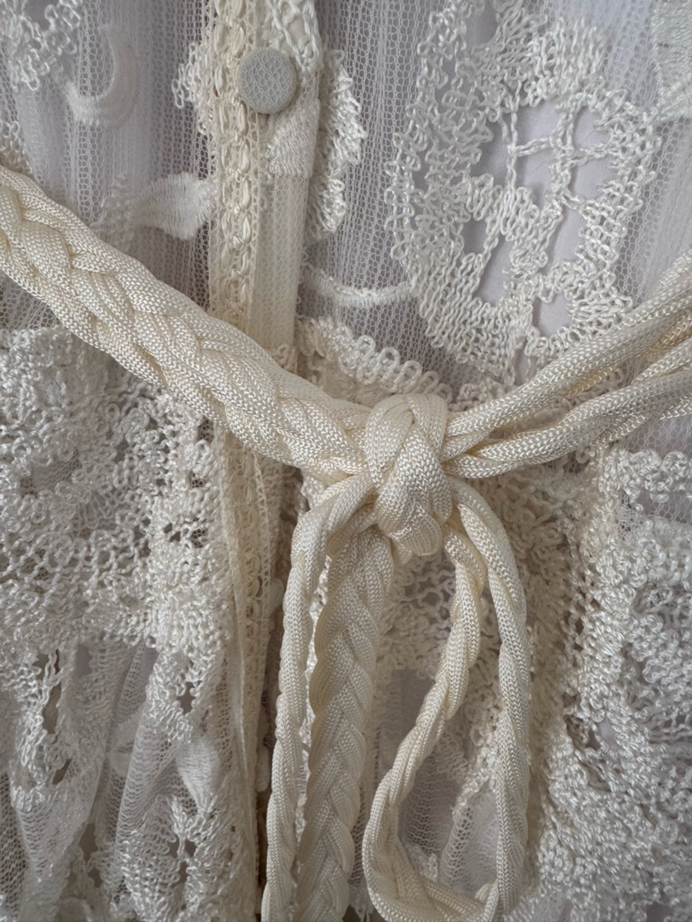 Alexis Manati White Lace Ruffle Mini Dress - Picture 11 of 15